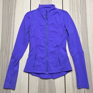 Lululemon Forme Jacket Power Purple size 4